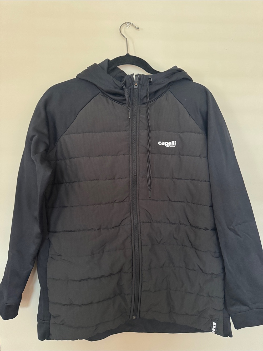 Capelli Black Hooded Full Zip Jacket